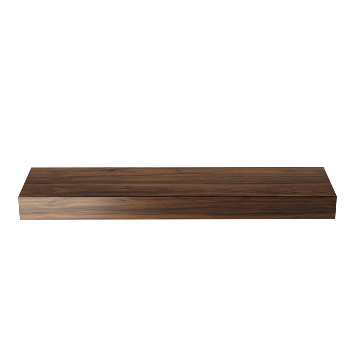 Floating Shelf- American Black Walnut - 4 Inches Thick