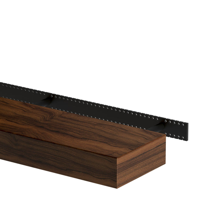 Floating Shelf- American Black Walnut - 2 Inches Thick