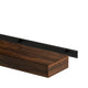 Floating Shelf- American Black Walnut - 4 Inches Thick