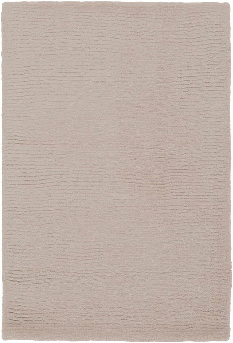 Brockton Solid Tan Wool Rug
