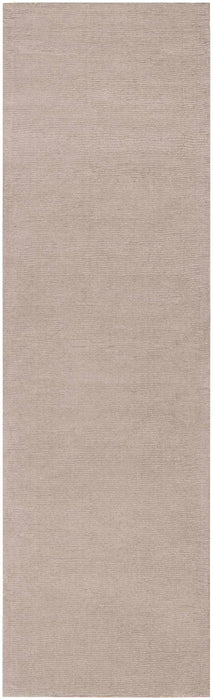 Brockton Solid Tan Wool Rug
