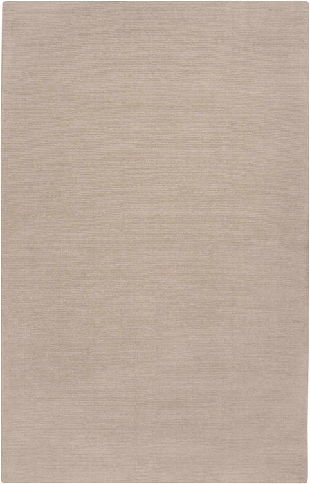 Brockton Solid Tan Wool Rug
