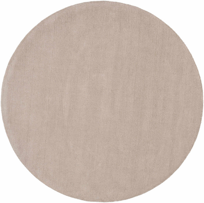 Brockton Solid Tan Wool Rug