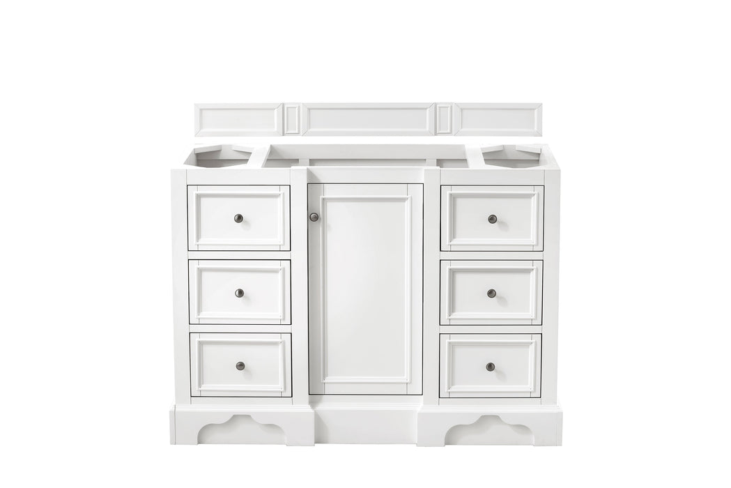 James Martin De Soto 48" Single Bathroom Vanity, Bright White