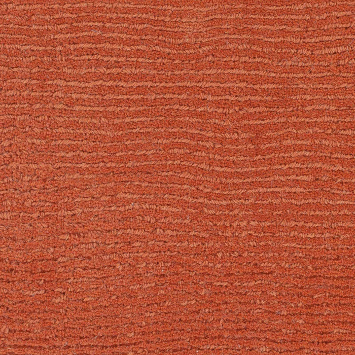Brockton Solid Wool Orange Area Rug