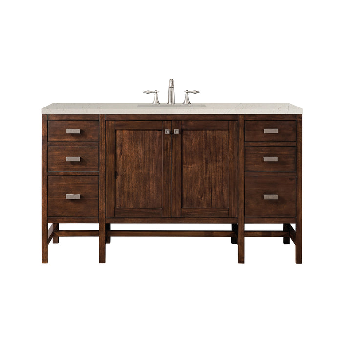 James Martin Addison 60" Single Bathroom Vanity, Mid-Century Acacia