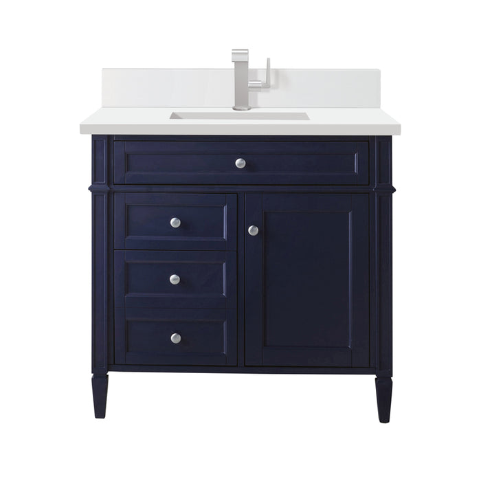James Martin Brittany 36" Single Bathroom Vanity, Victory Blue
