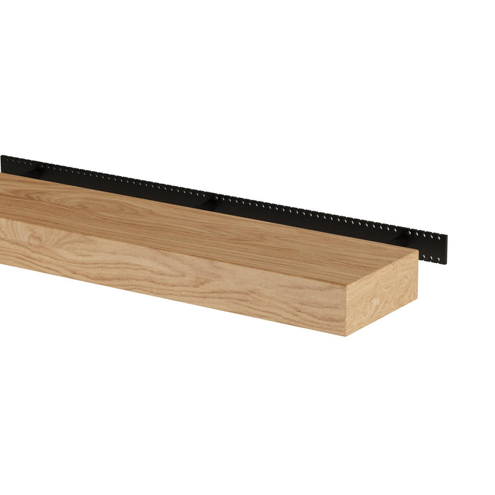 Floating Shelf- White Oak - 4 Inches Thick