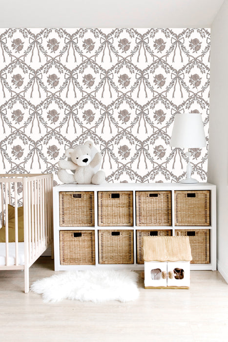 Lysa Wallpaper by Painted Hawk Design