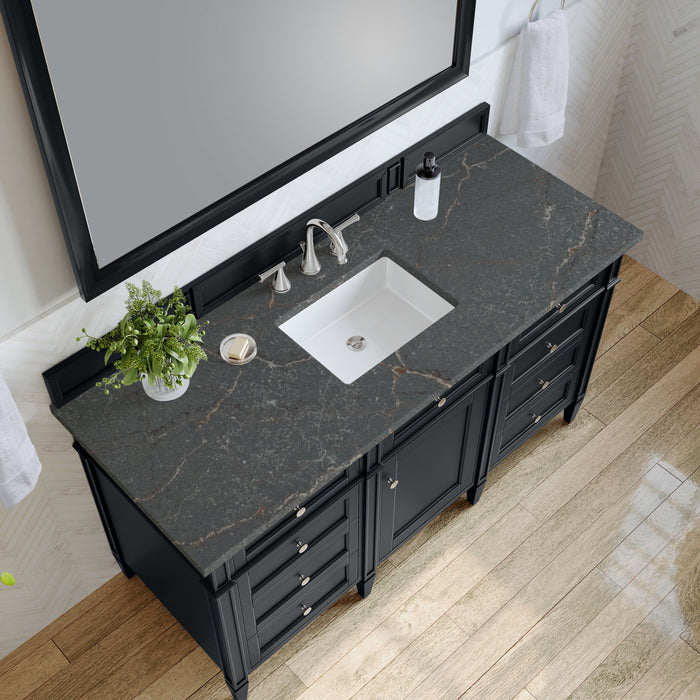 James Martin Brittany 60" Single Bathroom Vanity, Black Onyx