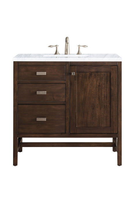 James Martin Addison 36" Single Bathroom Vanity, Mid-Century Acacia