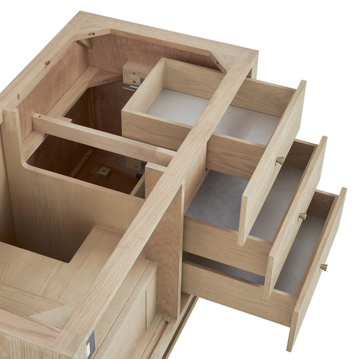 James Martin Marigot 48" Single Bathroom Vanity, Sunwashed Oak