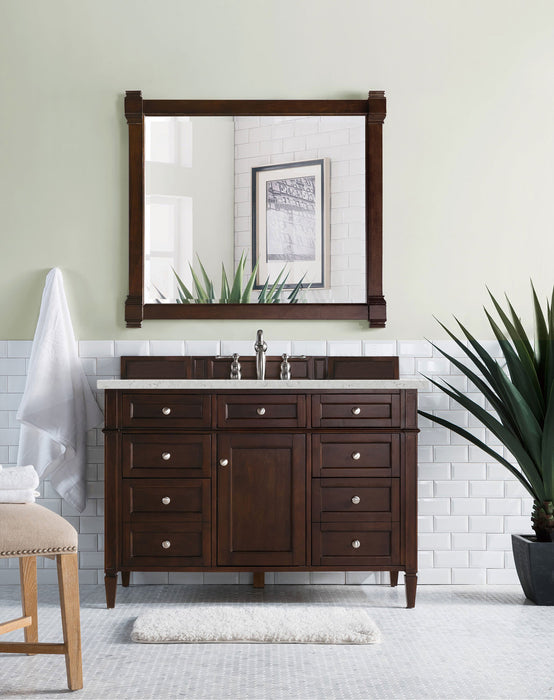 James Martin Brittany 48" Single Bathroom Vanity, Burnished Mahogany