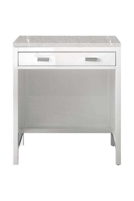 James Martin Addison 30" Countertop Unit, Glossy White