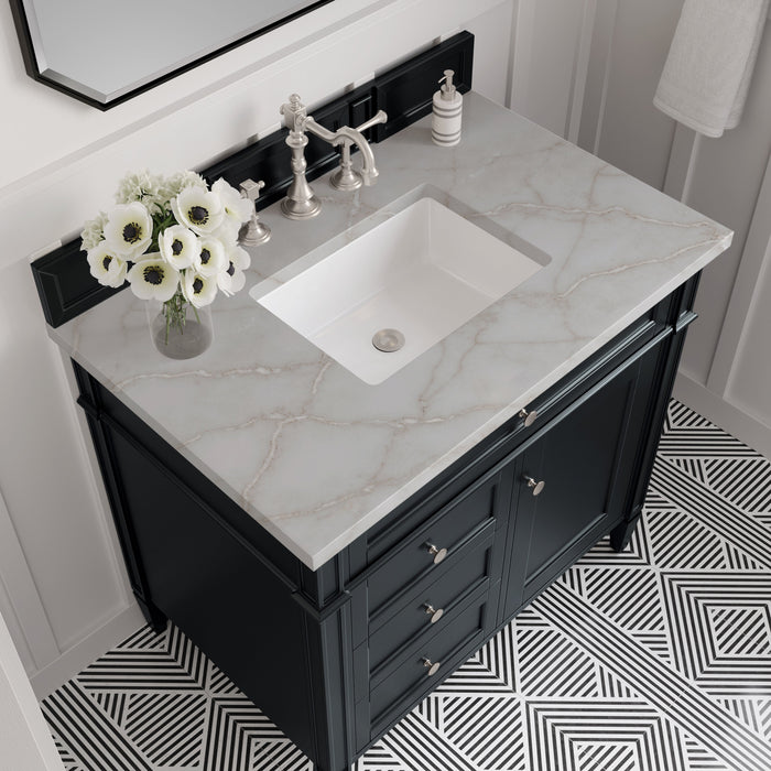 James Martin Brittany 36" Single Bathroom Vanity, Black Onyx
