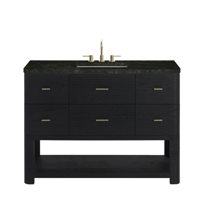 James Martin Lucian 48" Single Bathroom Vanity, Carbon Oak
