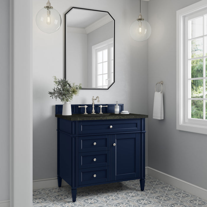 James Martin Brittany 36" Single Bathroom Vanity, Victory Blue