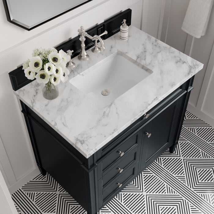 James Martin Brittany 36" Single Bathroom Vanity, Black Onyx