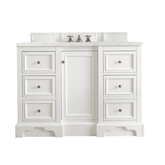 James Martin De Soto 48" Single Bathroom Vanity, Bright White