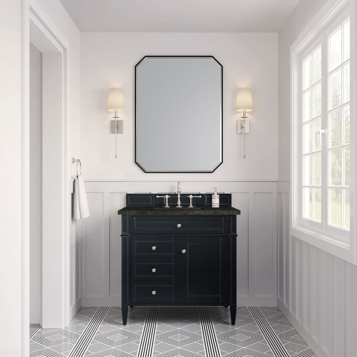 James Martin Brittany 36" Single Bathroom Vanity, Black Onyx