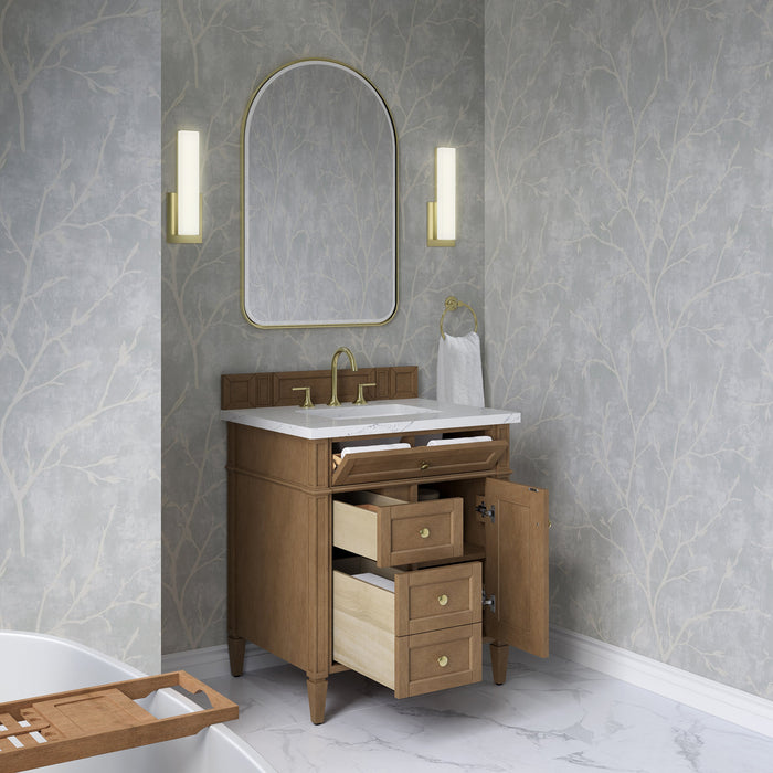 James Martin Brittany 30" Single Bathroom Vanity, Pecan