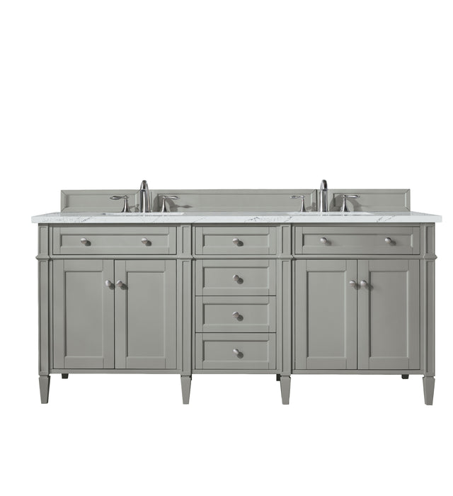 James Martin Brittany 72" Double Bathroom Vanity, Urban Gray