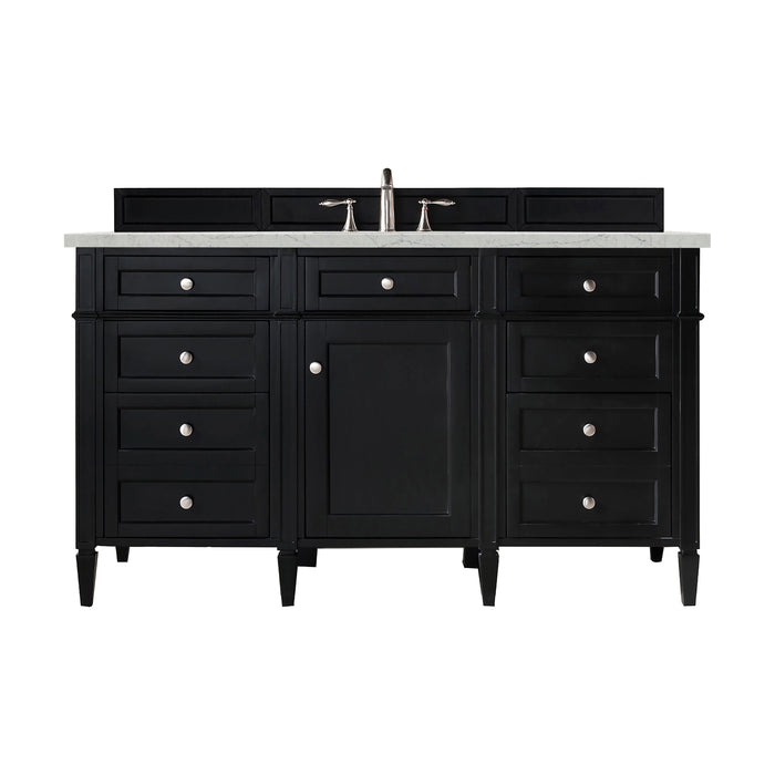 James Martin Brittany 60" Single Bathroom Vanity, Black Onyx