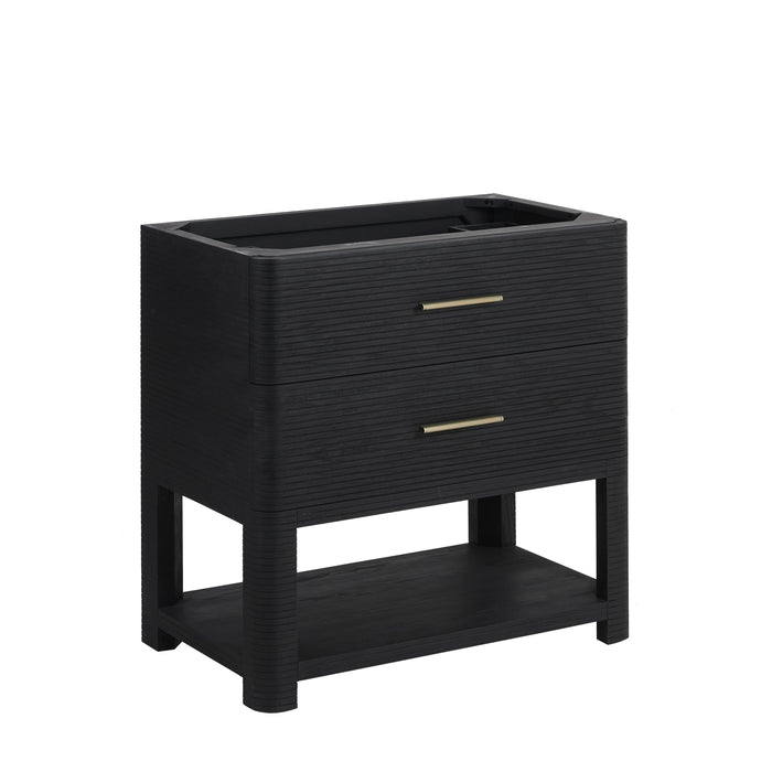 James Martin Lucian 36" Single Bathroom Vanity, Carbon Oak