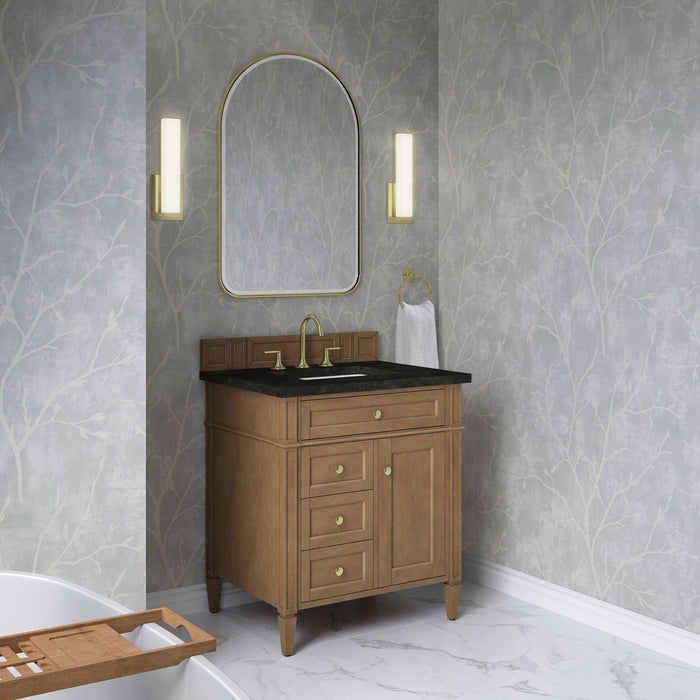 James Martin Brittany 30" Single Bathroom Vanity, Pecan