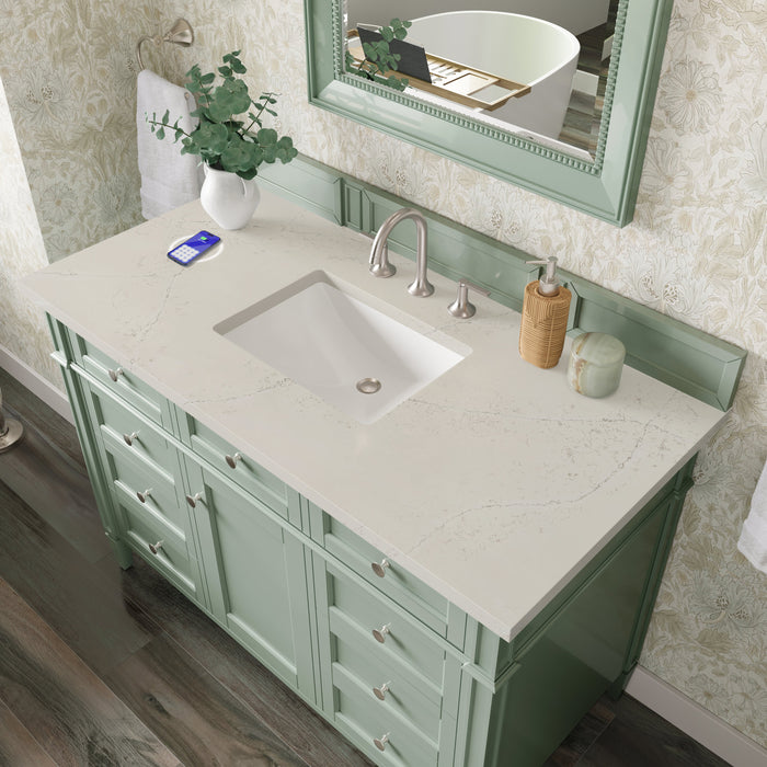 James Martin Brittany 48" Single Bathroom Vanity, Sage Green