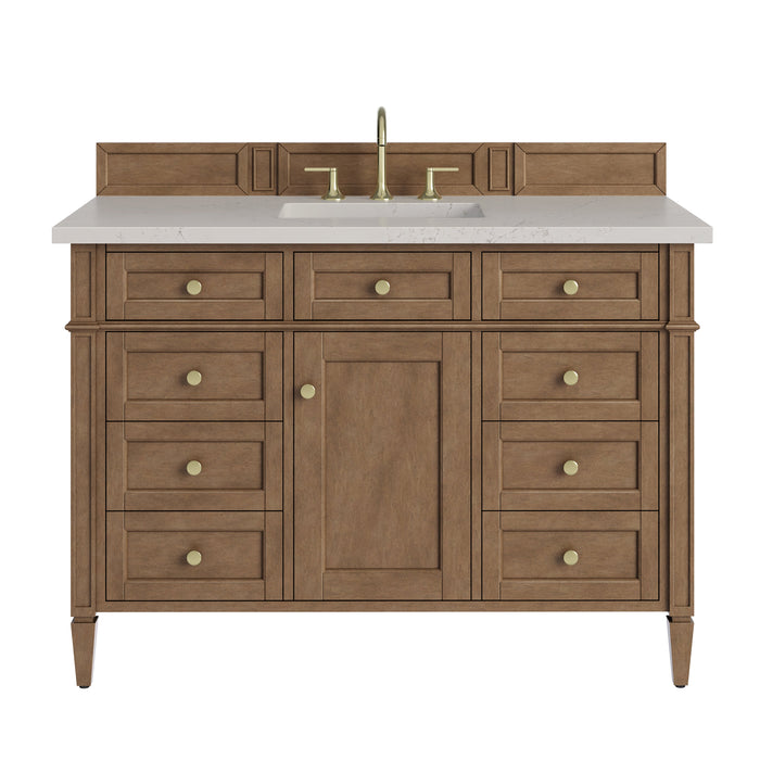 James Martin Brittany 48" Single Bathroom Vanity, Pecan