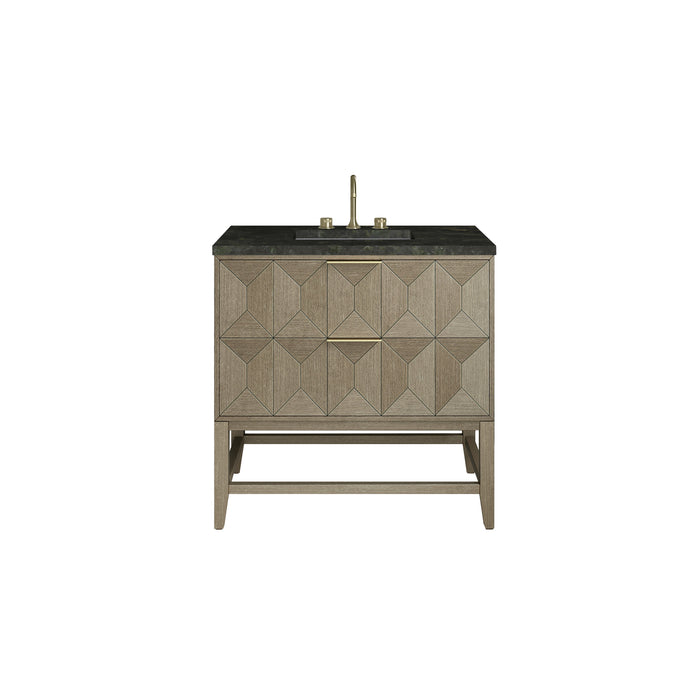 James Martin Emmeline 36" Single Bathroom Vanity, Pebble Oak