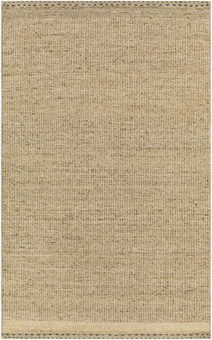 Yaniklar Beige Flat Woven Wool Rug