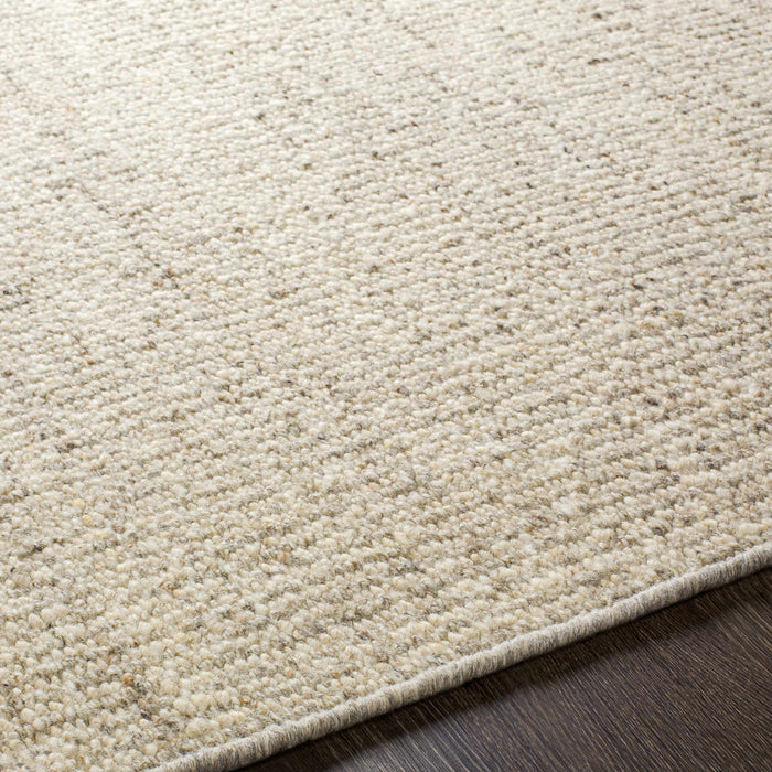 Yaniklar Beige Flat Woven Wool Rug