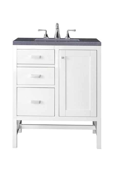 James Martin Addison 30" Single Bathroom Vanity, Glossy White