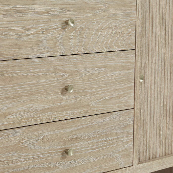 James Martin Marigot 72" Double Bathroom Vanity, Sunwashed Oak