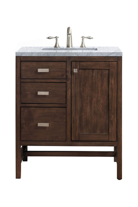 James Martin Addison 30" Single Bathroom Vanity, Mid-Century Acacia