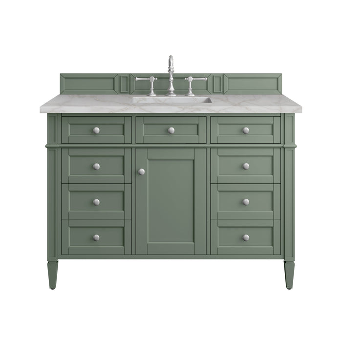 James Martin Brittany 48" Single Bathroom Vanity, Smokey Celadon