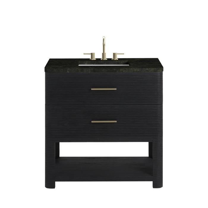 James Martin Lucian 36" Single Bathroom Vanity, Carbon Oak