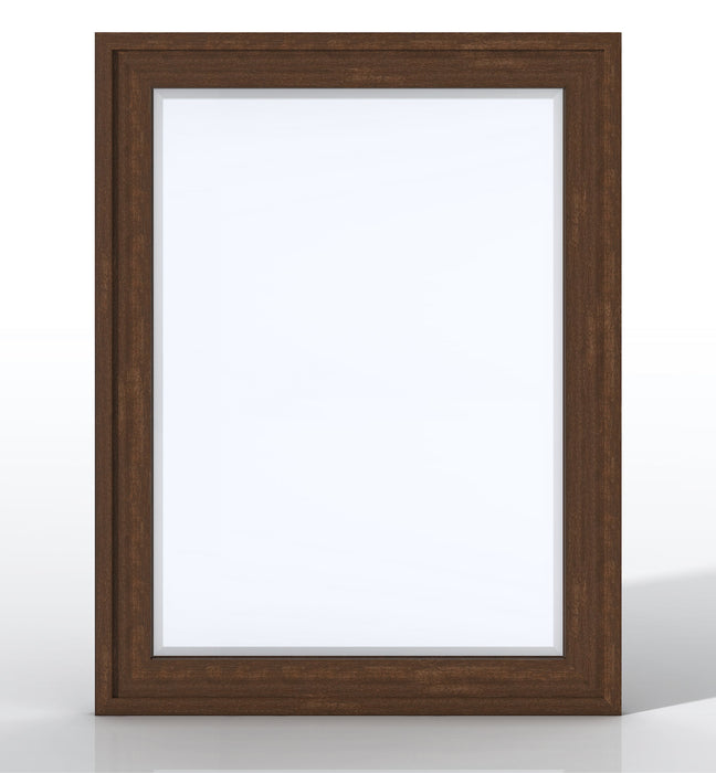 James Martin Addison 30" Mirror, Mid-Century Acacia