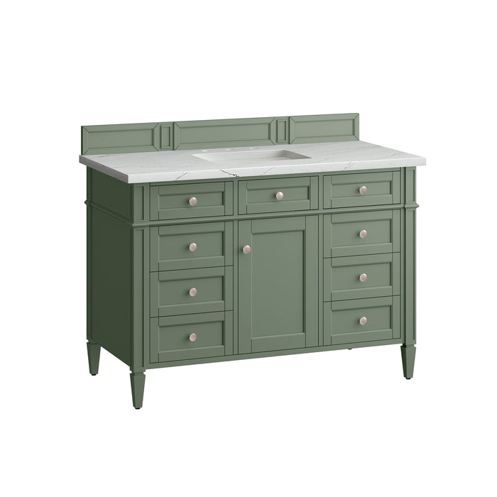 James Martin Brittany 48" Single Bathroom Vanity, Smokey Celadon