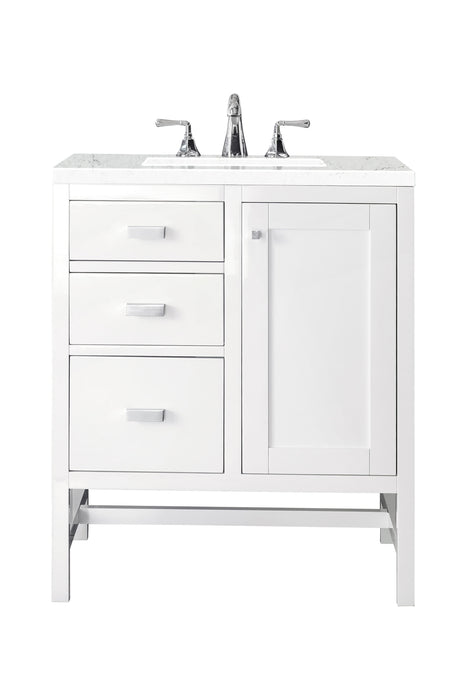 James Martin Addison 30" Single Bathroom Vanity, Glossy White