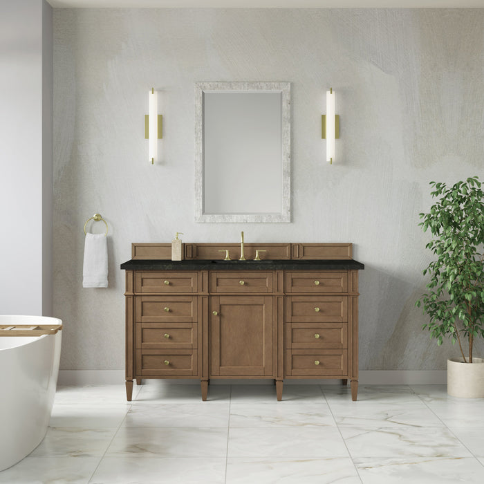 James Martin Brittany 60" Single Bathroom Vanity, Pecan