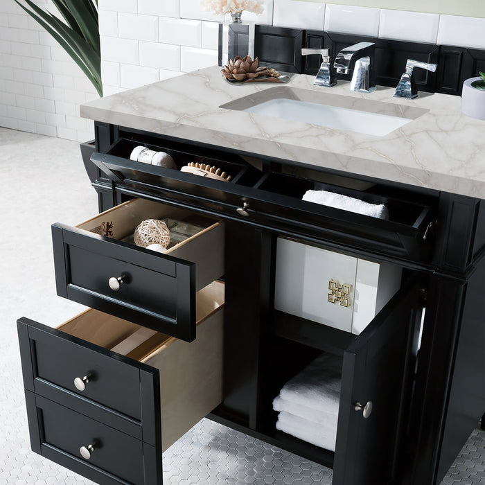James Martin Brittany 36" Single Bathroom Vanity, Black Onyx