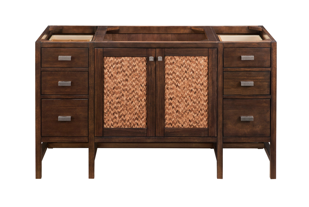 James Martin Addison 60" Single Bathroom Vanity, Mid-Century Acacia