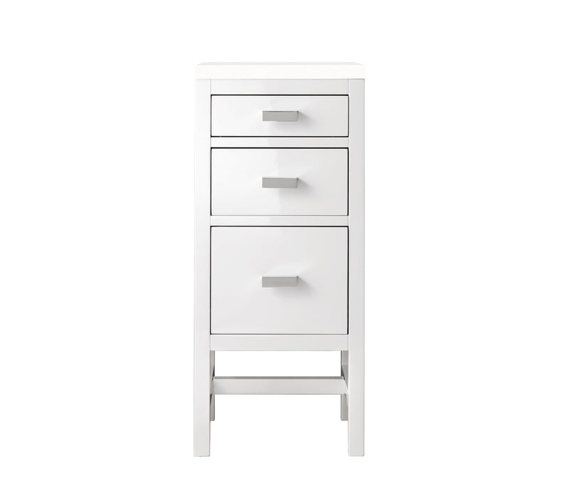 James Martin Addison 15" Base Cabinet, Glossy White