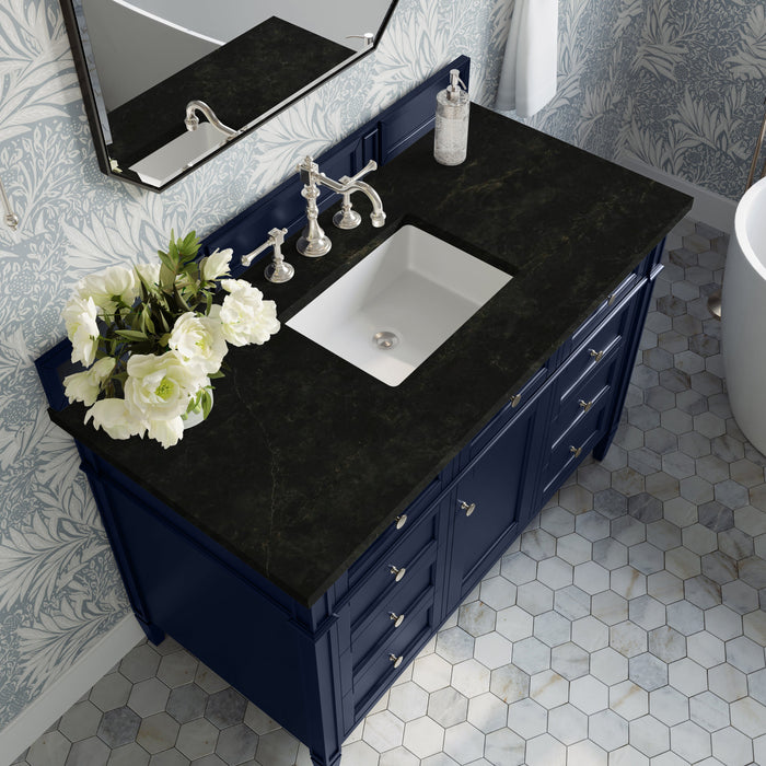 James Martin Brittany 48" Single Bathroom Vanity, Victory Blue