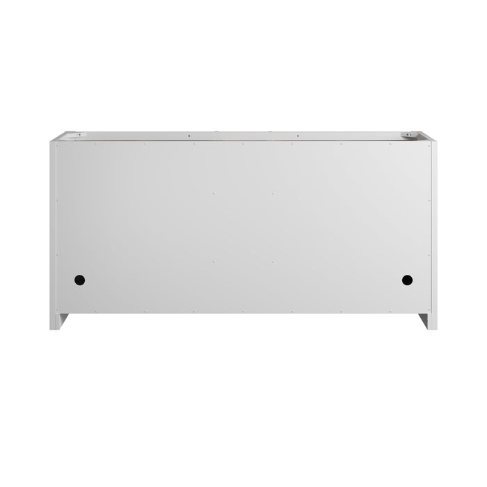 James Martin Bellshire 72" Double Bathroom Vanity, Bright White