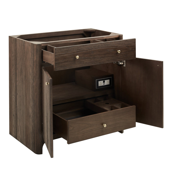 James Martin Gracyn 36" Single Bathroom Vanity, Sable
