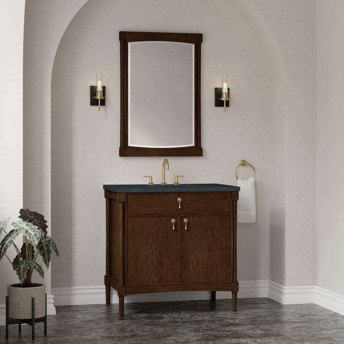 James Martin Kinnsden 36" Single Bathroom Vanity, Sable Oak